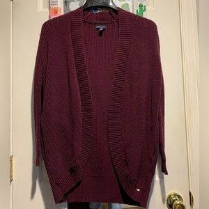 American Eagle Outfitters Purple Knit Cardigan